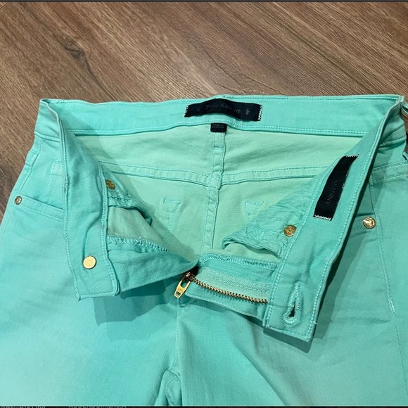 brand new, Juicy Couture Designer Skinny Jeans, tiffany blue color, size s - Picture 8 of 10